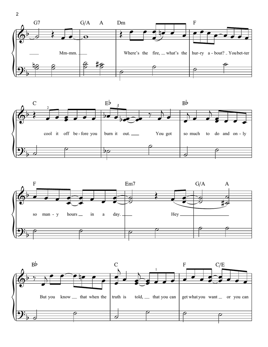 Vienna Vienna Easy Piano scores gallery preview page 2