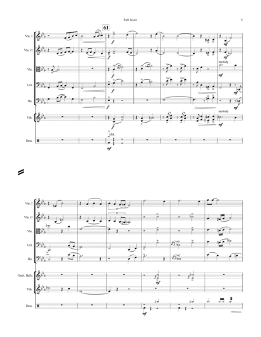 I'll Be Home For Christmas String Quartet scores gallery preview page 5