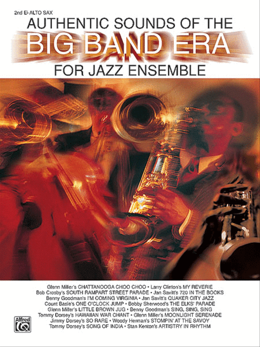 Authentic Sounds of the Big Band Era Jazz Ensemble scores gallery preview page 1