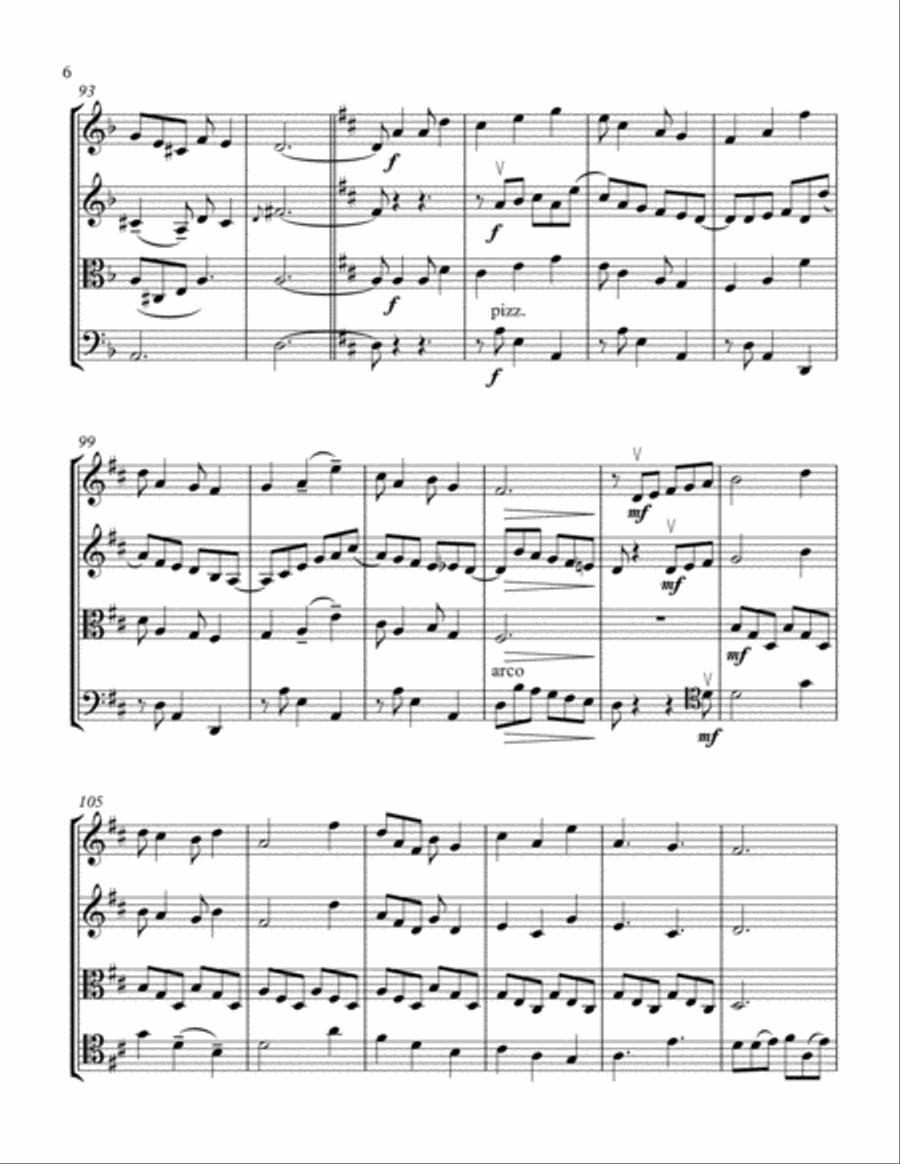 Brisas Del Torbes String Quartet scores gallery preview page 6