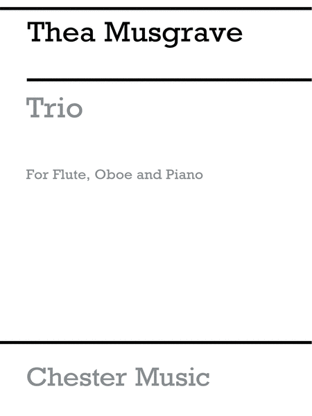 Trio For Flute, Oboe And Piano