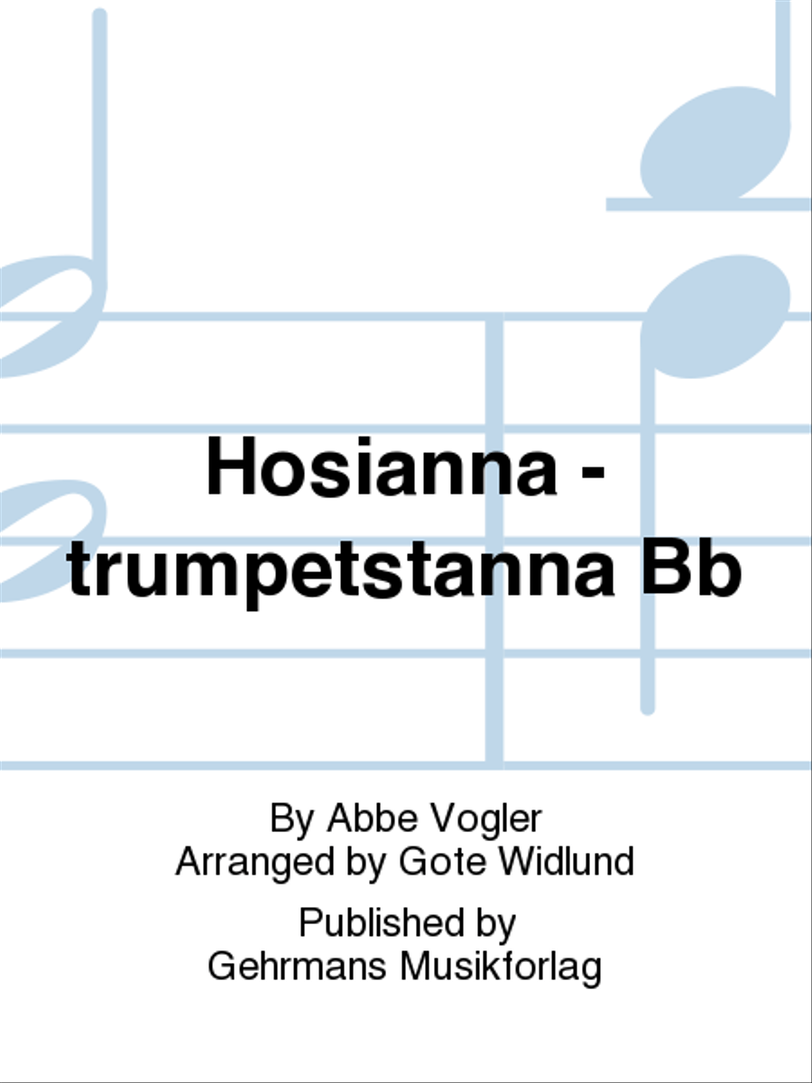 Hosianna - trumpetstanna Bb Choir scores gallery preview page 1