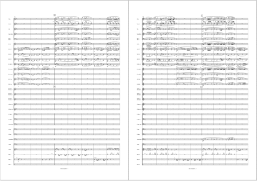 The Danserye Concert Band scores gallery preview page 5