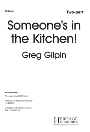 Book cover for Someone's in the Kitchen!