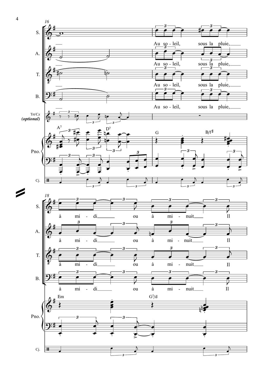 Champs Elysees 4-Part scores gallery preview page 5