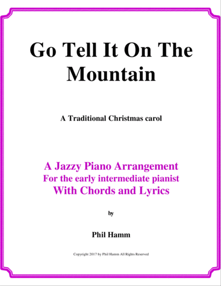 Go Tell It on the Mountain Piano Method scores gallery preview page 1
