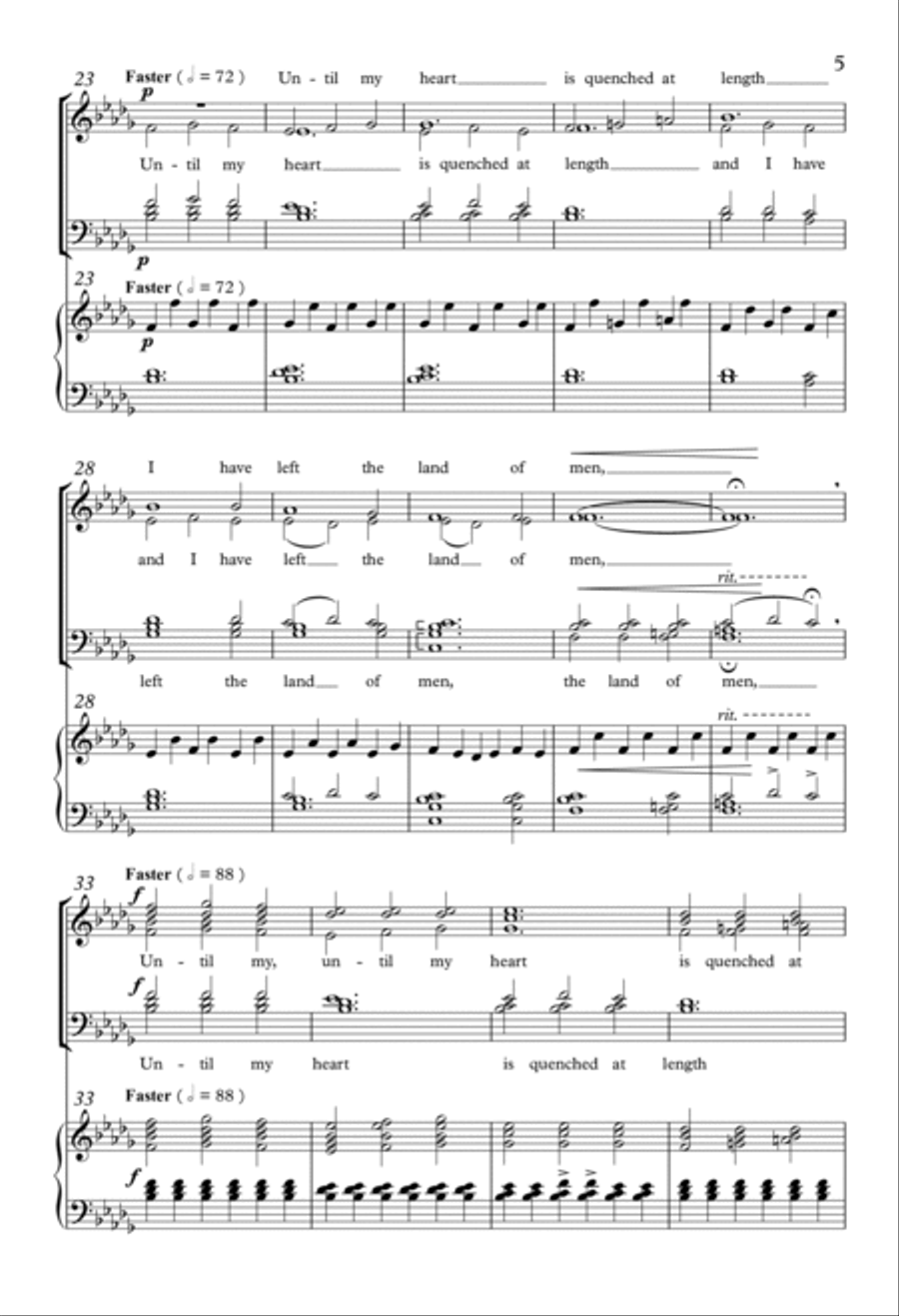 Prayers of Teasdale 4-Part scores gallery preview page 3