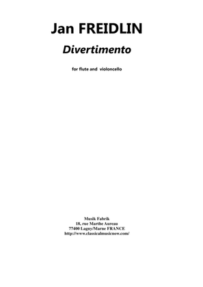 Jan Friedlin: Divertimento for flute and cello