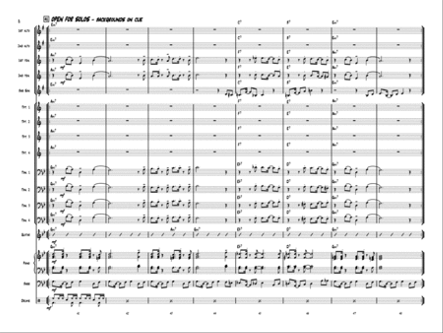 Dance Like No One's Watching Jazz Ensemble - Sheet Music page 8