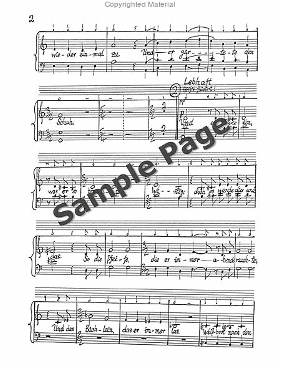 Legende Vom Weisen Choral Score 4-Part scores gallery preview page 5