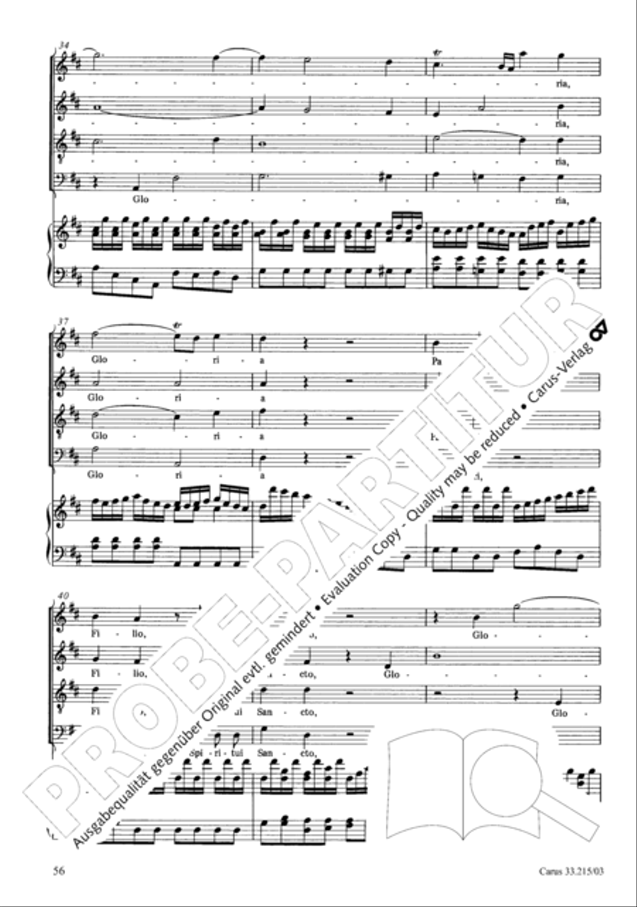 Magnificat Magnificat 4-Part scores gallery preview page 57