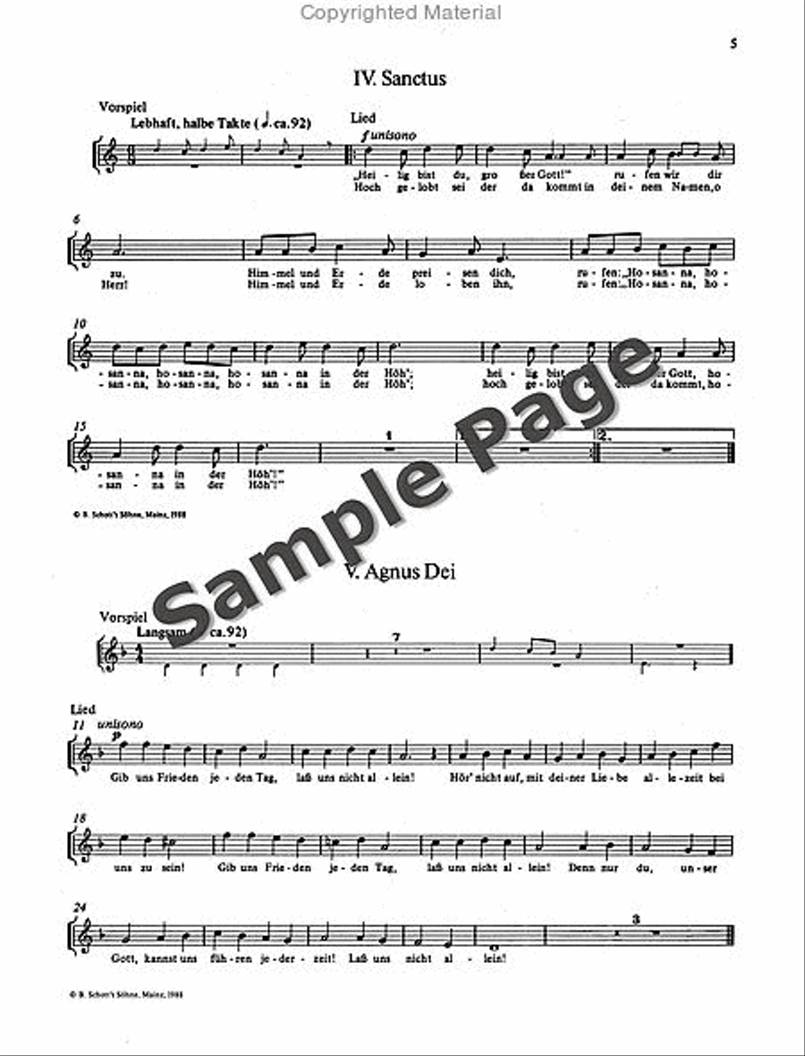 Kindermesse Chorus Score Children's Choir scores gallery preview page 6