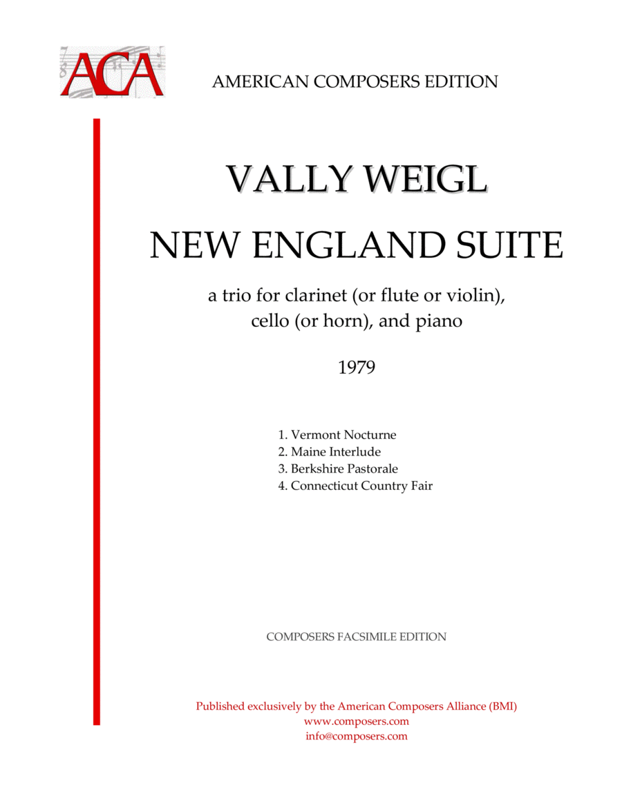 [WeiglV] New England Suite