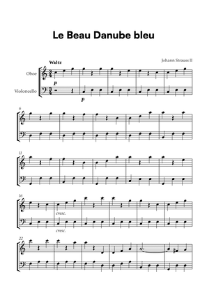 Johann Strauss II - Le Beau Danube bleu for Oboe and Cello