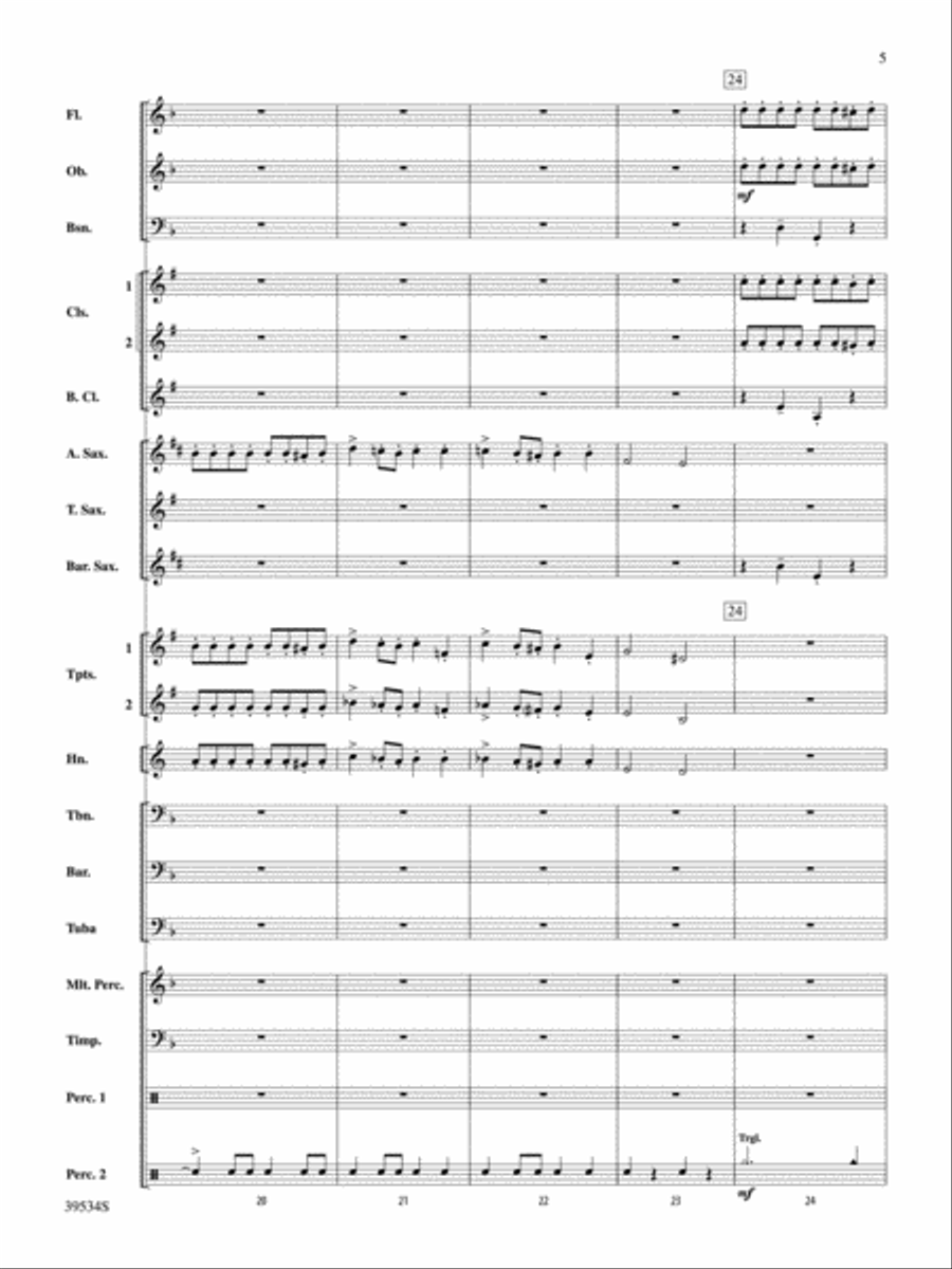The Magic of Harry Potter: Score Concert Band scores gallery preview page 5