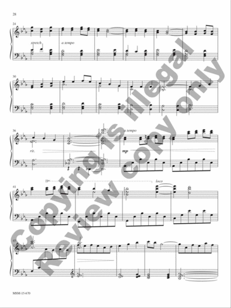 I Sing the Mighty Power of God Piano Solo scores gallery preview page 14