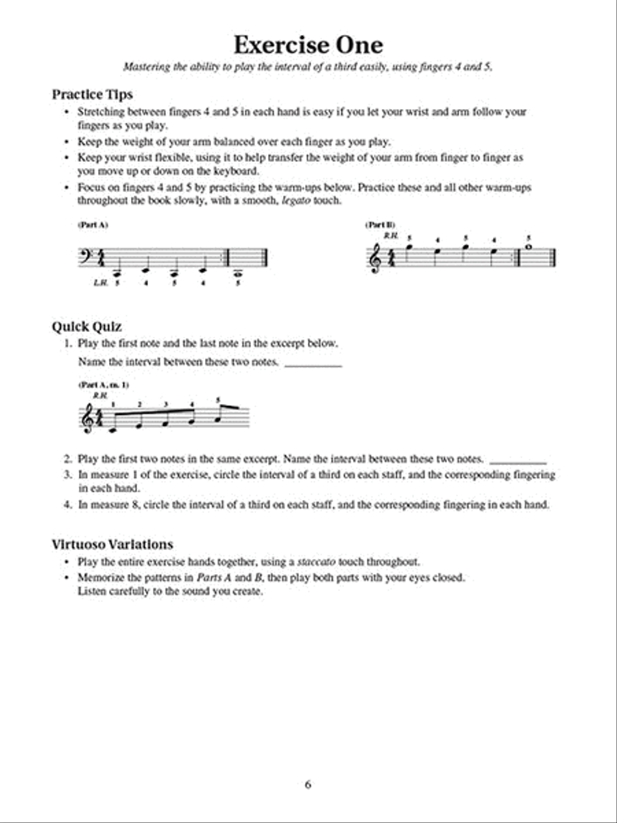 Hanon for the Developing Pianist Piano Method scores gallery preview page 3