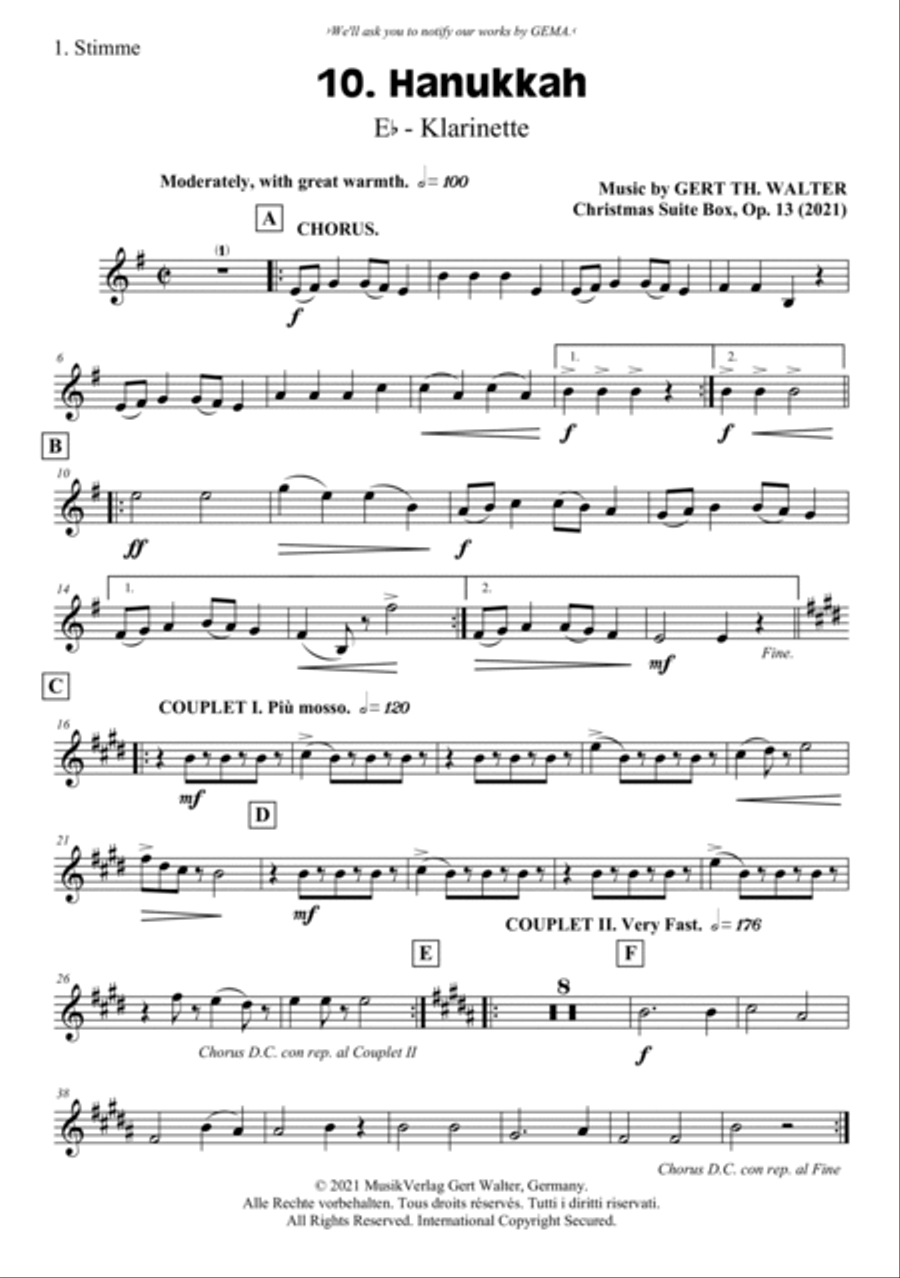 Hanukkah School and Community scores gallery preview page 6