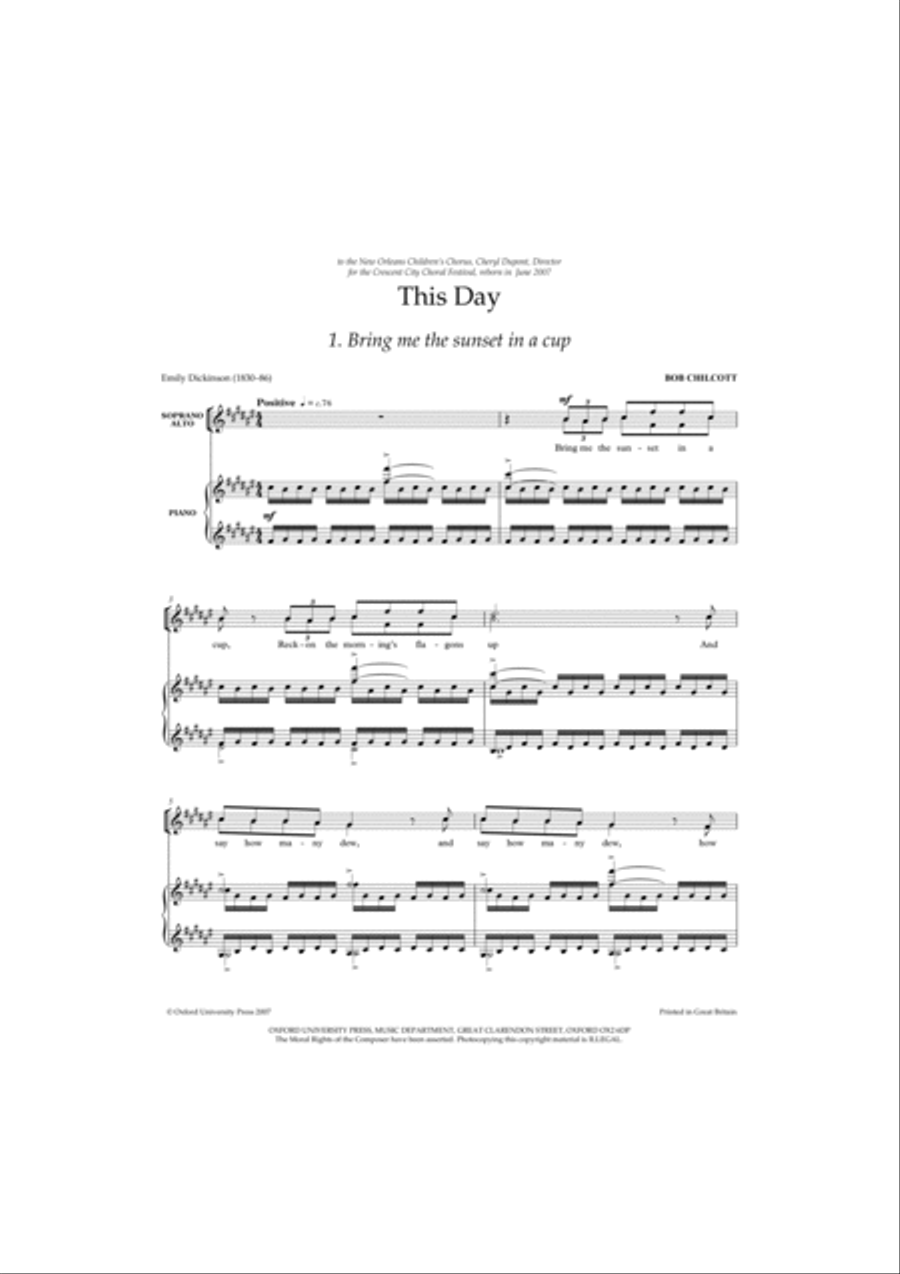 Bob Chilcott Anthems 2 4-Part scores gallery preview page 2