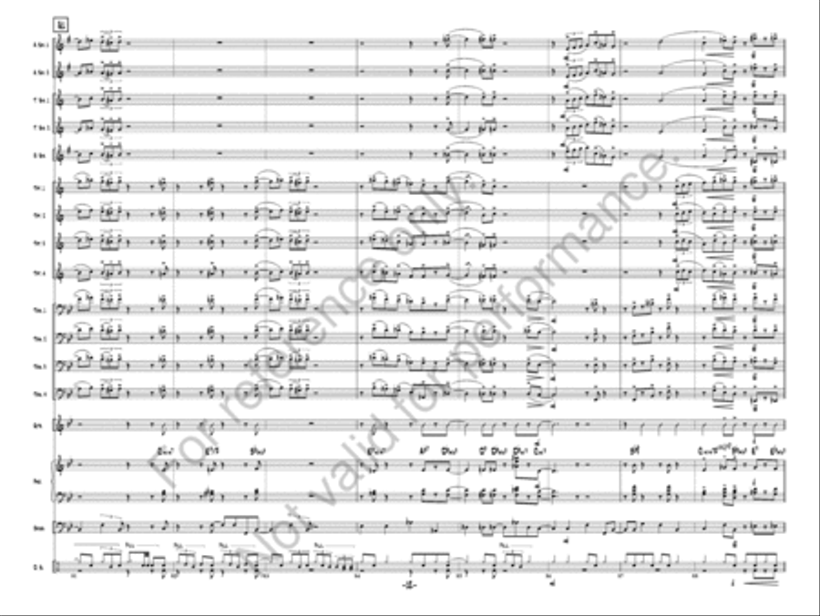 Finishing Brushes Jazz Ensemble scores gallery preview page 13