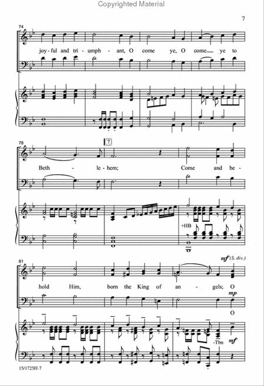 Canticle of Carols 3-Part scores gallery preview page 8
