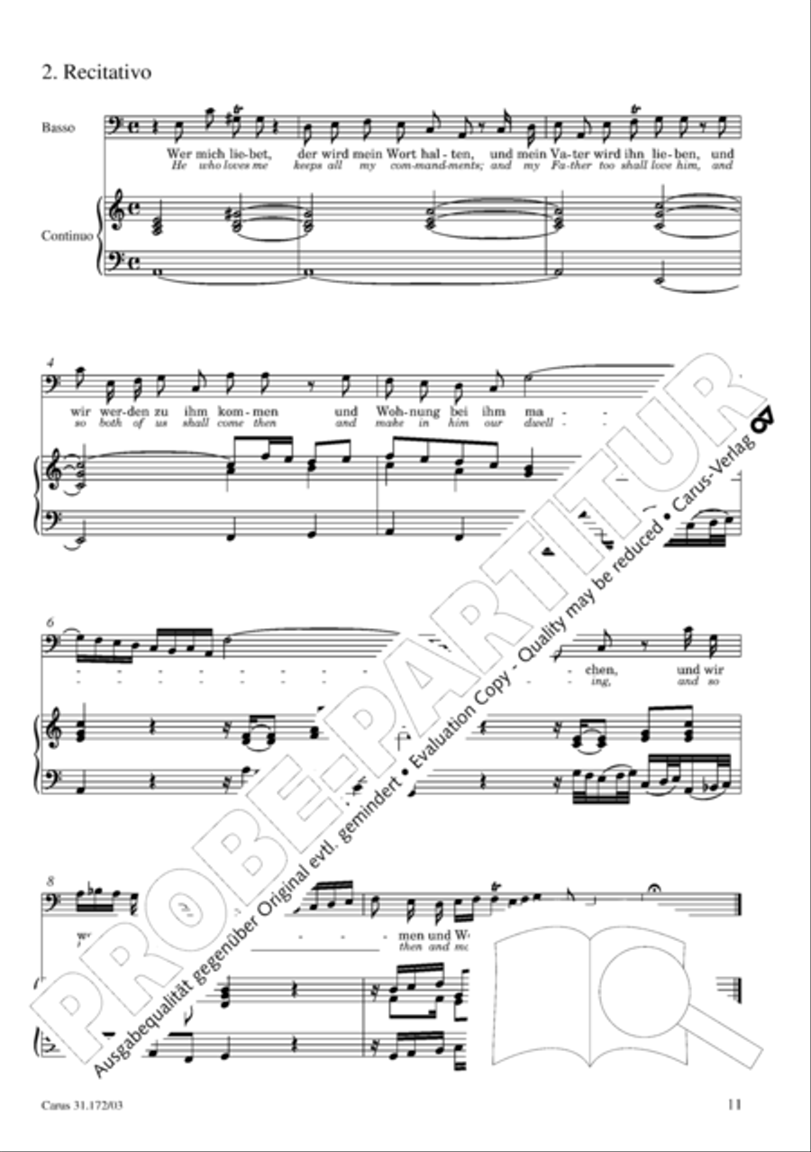 Sound forth, now with singing (Erschallet, ihr Lieder) 4-Part scores gallery preview page 12