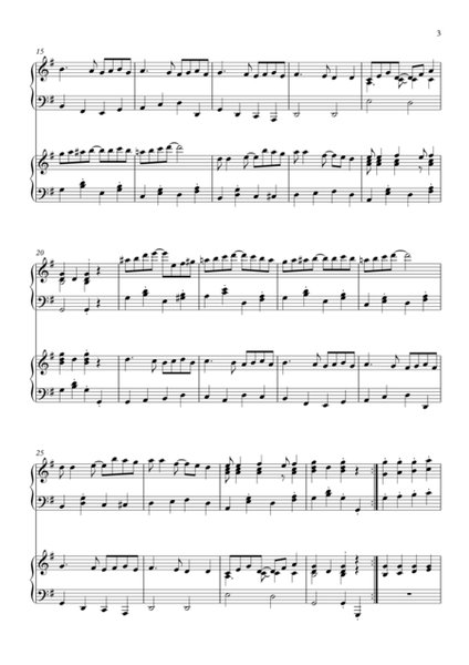 "Ding Dong Glory Christmas Rag", carol variations for 2 pianos, 4 hands by Simon Peberdy image number null