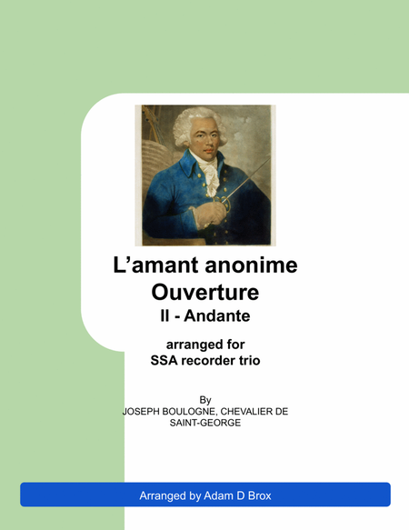 L'amant anonime - Ouverture - 2: Andante image number null