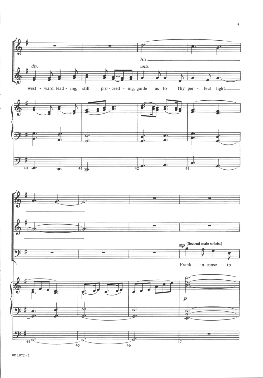 We Three Kings We Three Kings 4-Part scores gallery preview page 5