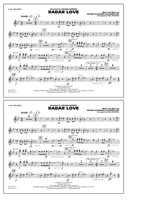 Radar Love (arr. Paul Murtha) - 1st Bb Trumpet