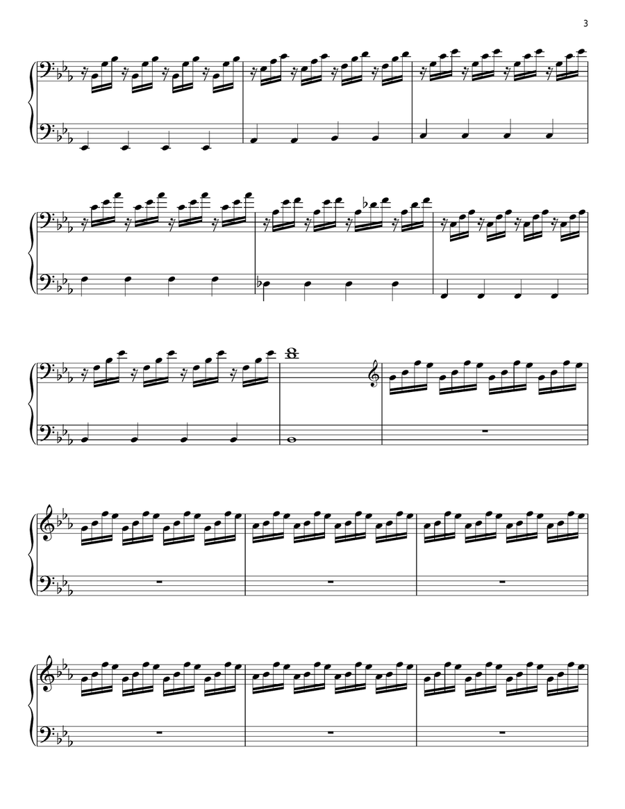 Story Of My Life Piano Solo scores gallery preview page 3