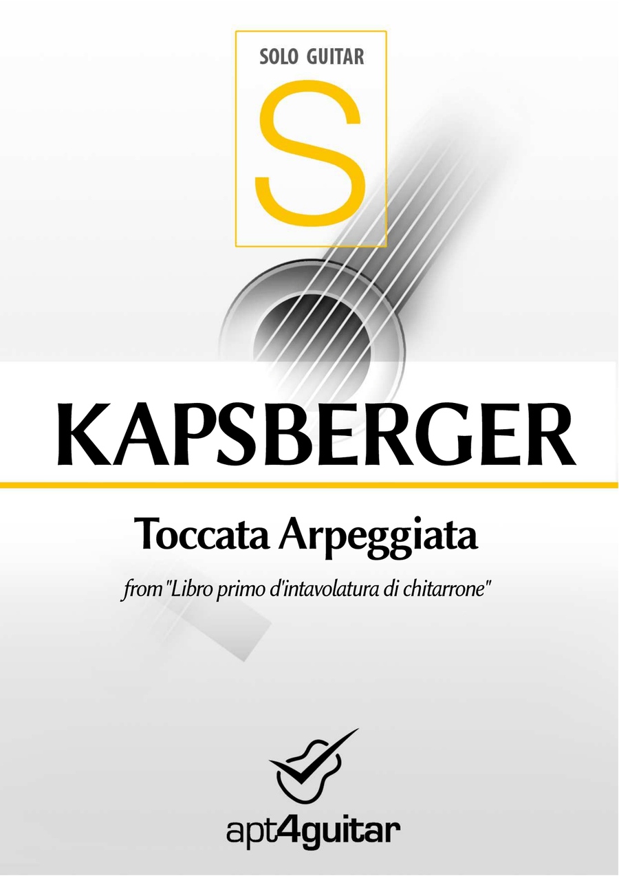 Toccata Arpeggiata Classical Guitar scores gallery preview page 1
