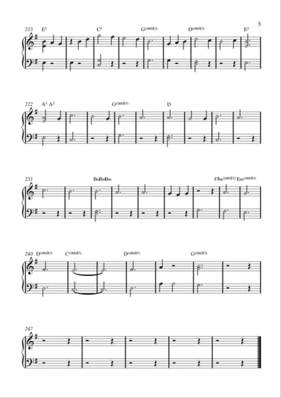 Perfect Easy Piano scores gallery preview page 5