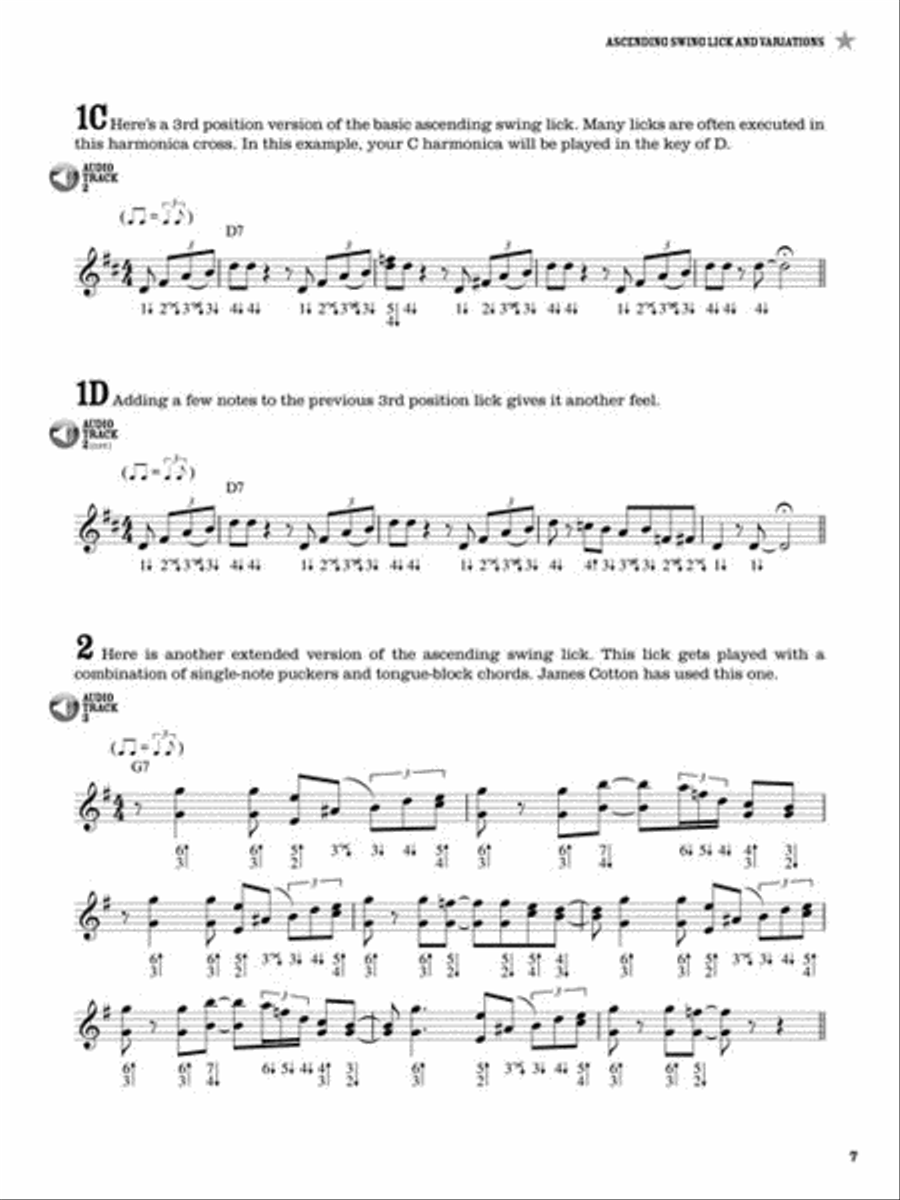 100 Authentic Blues Harmonica Licks Harmonica scores gallery preview page 4