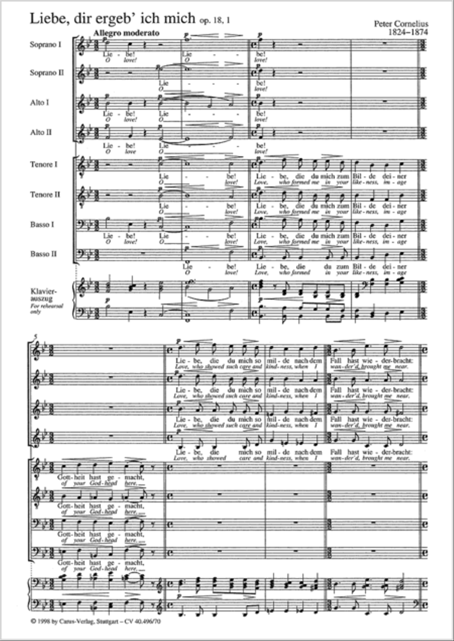 Love, I give myself SSAATTBB scores gallery preview page 14