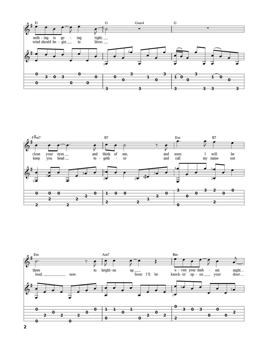 You've Got A Friend You've Got A Friend Acoustic Guitar scores gallery preview page 2