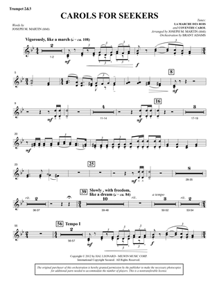 Carols for Seekers - Bb Trumpet 2,3