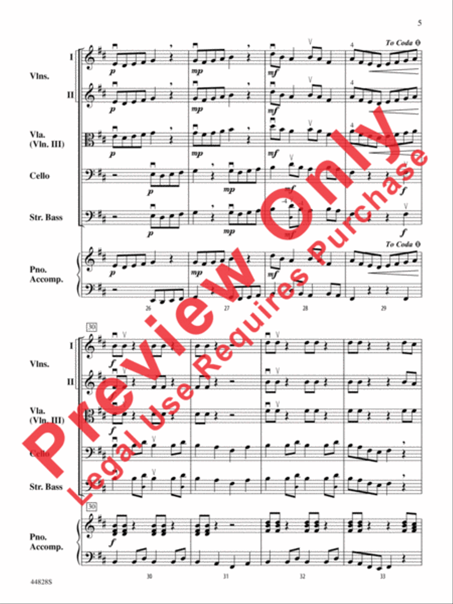 Ninja Ninja String Orchestra scores gallery preview page 14