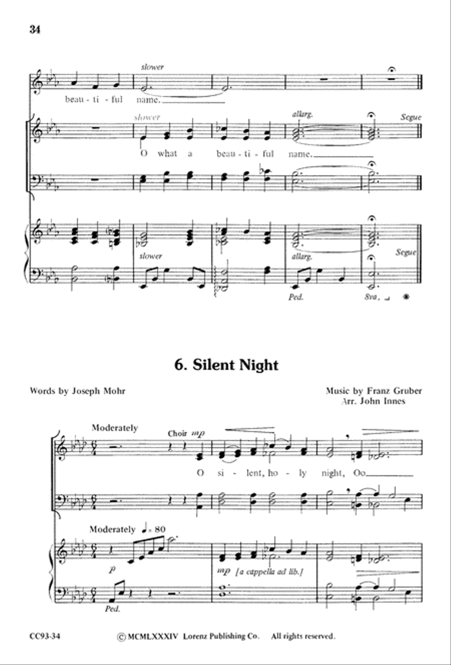 Jesus Is Born Jesus Is Born 4-Part scores gallery preview page 36