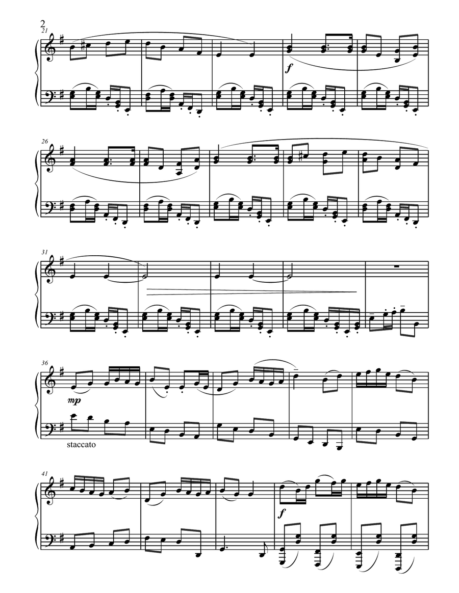 Drunken Sailor Advanced Piano Solo Piano Solo scores gallery preview page 2