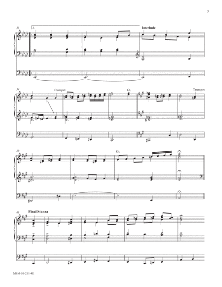 St. Denio Choir scores gallery preview page 3