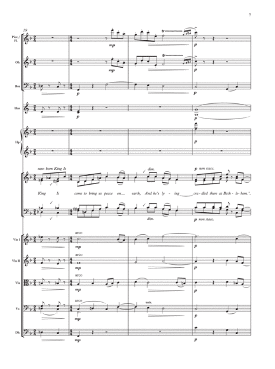 Shepherd's Pipe Carol 4-Part scores gallery preview page 6
