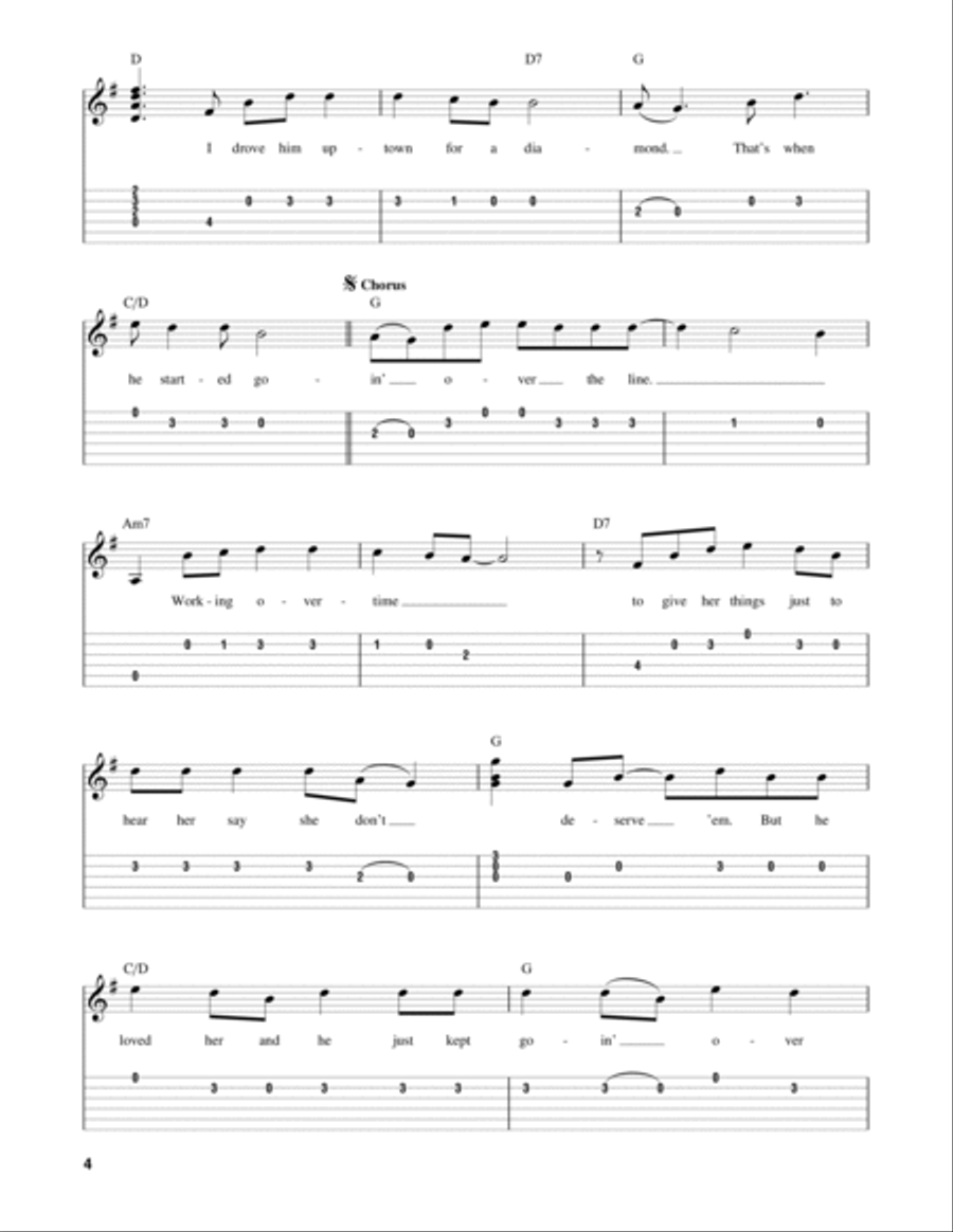 She Is His Only Need Acoustic Guitar scores gallery preview page 4