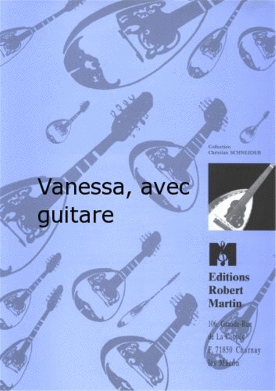 Vanessa, avec guitare Vanessa, avec guitare Mandolin scores gallery preview page 1