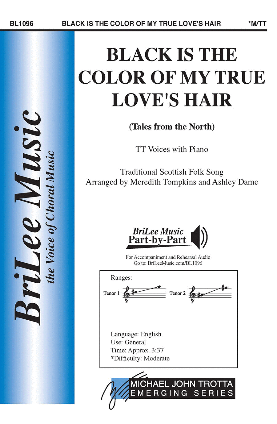 Black Is the color of My True Love's Hair Choir scores gallery preview page 1