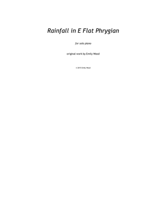 Rainfall in E Flat Phrygian