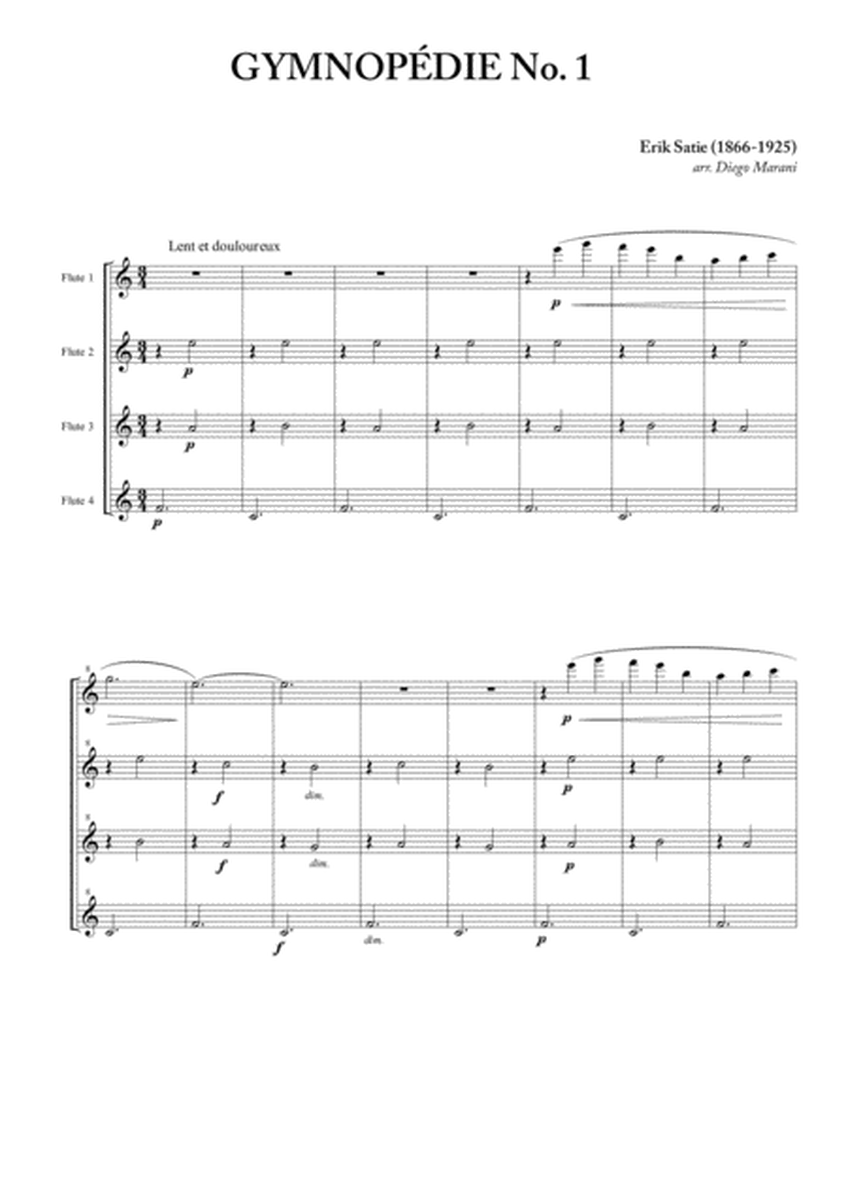 Gymnopédie Nos. 1,2,3 for Flute Quartet image number null