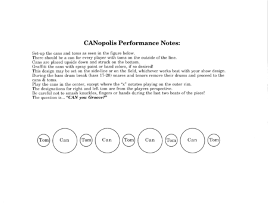 CANopolis w/Tutor Tracks Percussion Ensemble scores gallery preview page 3