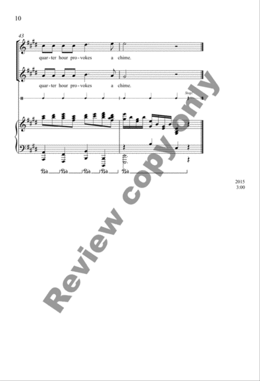 The Clock: (Zegar) The Clock: (Zegar) 2-Part scores gallery preview page 17