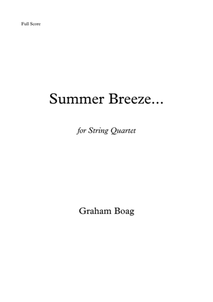 Summer Breeze for String Quartet image number null
